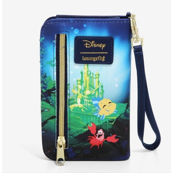 Loungefly Handbags - Loungefly Disney The Little Mermaid Tech Wallet BNWT